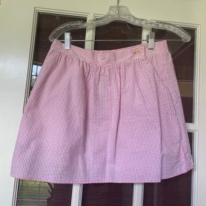Cute pink pinstripe skirt, Lilly Pulitzer size small